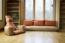 Organic Floor Couches Space Saving