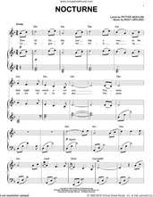 nocturne sheet for voice piano