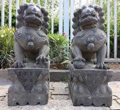 Fu Dogs Guardian Lions Temple Lion