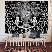 White Skeleton Tapestry