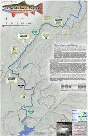 Nantahala River Map Wesser Nc