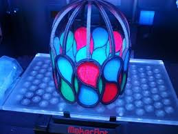 3d Printed Pseudo Stained Glass Lamp By