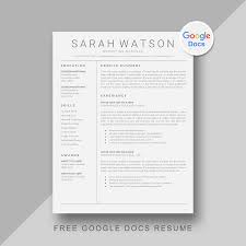 It can be used to apply for any position, but needs to be formatted according to the latest resume / curriculum vitae writing guidelines. Free Google Docs Resume Template Instant Download 2021