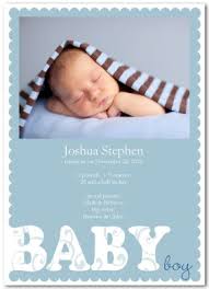 Printable Baby Boy Announcement Template