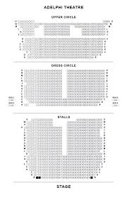 Adelphi Theatre London Seat Guide And Chart