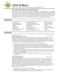 Construction Resume Example Construction Management Resume