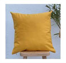 Yellow Pillow Cover Outdoor Throw