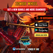 Free fire is a mobile game where players enter a battlefield where there is only one. Free Fire Diamond Pins Zombie Wheel Offgamers Blog