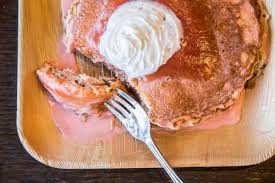 guava chiffon pancakes at cinnamon s a hawaiian breakfast restaurant that officially opened in summerlin on