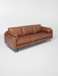 luca rio leather 3 seater sofa sofas