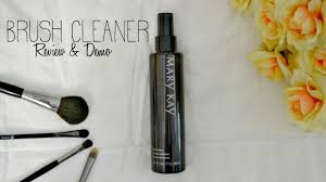 review demo mary kay brush cleaner