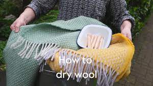 how to dry a wool blanket you