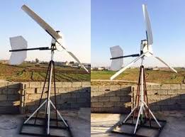 homemade wind turbine when use two and