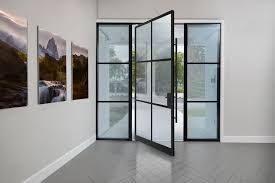 Pivot Steel Glass Exterior Doors