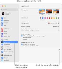 customise your mac with system settings