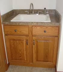 utility sink with base cabinet
