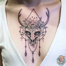deer skull tattoos