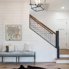 Shiplap Staircase Wall Design Ideas