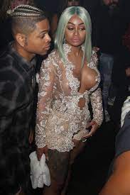 Blac Chyna flashes her nipples in plunging see