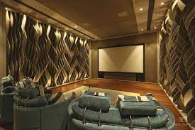 This Home Theater Puts Acoustics Front