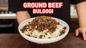 ground beef bulgogi