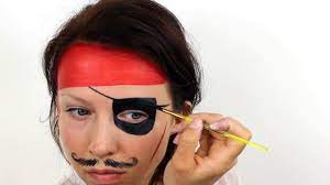pirate face painting tutorial