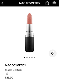 mac matte lipstick shade 655 love u