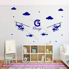 Helicopter Wall Stickers With