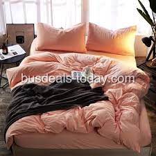 bed bed linens luxury peach bedding