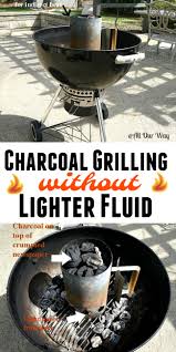 Put dry and thin sticks in any pattern over the paper. Charcoal Grilling Without Lighter Fluid All Natural Update