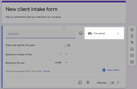 upload files with google forms