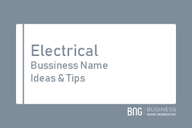 Electrical Business Name Generator Business Name Generator