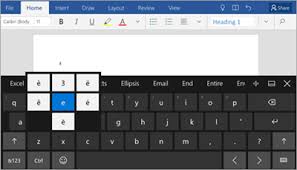 Insert Symbols And Special Characters In Word On A Mobile