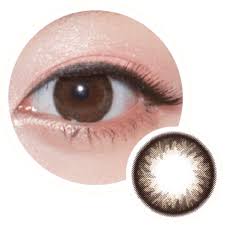 Yellow cat eye contact lenses (costume & cosplay) online. Geolica Holicat Lovely Cat Choco Contact Lenses Sin Chew Optics