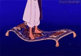 magic carpet aladdin gif