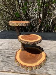 Large Rustic Cake Stand Cupcake Stand