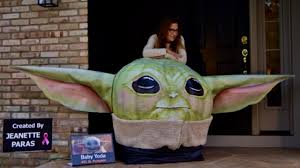 It can be hard trying to hold a toddler and read, do art projects or take care of any number of chores at the same time. Ohio Woman Creates Baby Yoda From 451 Pound Pumpkin Wgn Tv