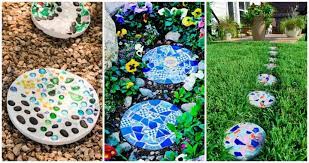 30 diy stepping stones make your own