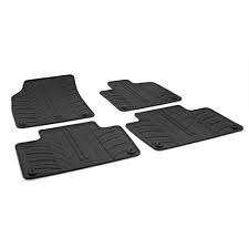 gledring tailored rubber floor mats for volvo xc90 mk2 15 23 black moulded set