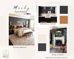 Bedroom Paint Color Moody Dark Wall