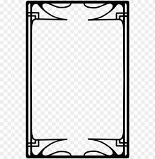 simple frame vector png art deco
