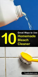 10 Awesome Ways to Use Homemade Bleach Cleaner