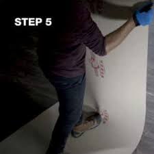how to lay floor protection board flat