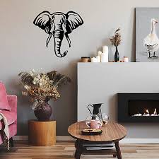 Elephant Animal Silhouette Wall Decor