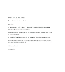 Thank You Letter To A Friend Familycomesfirst