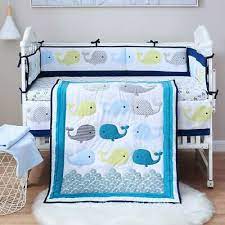 100 cotton crib bedding set for boys