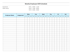 Free Work Schedule Template Daily Work Schedule Template Excel