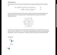 Solved Problem Statement The Equations