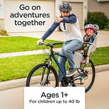 schwinn deluxe bicycle mounted child