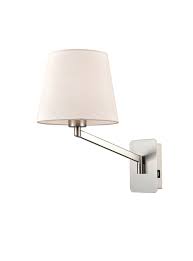 Swing Arm Wall Light With Usb